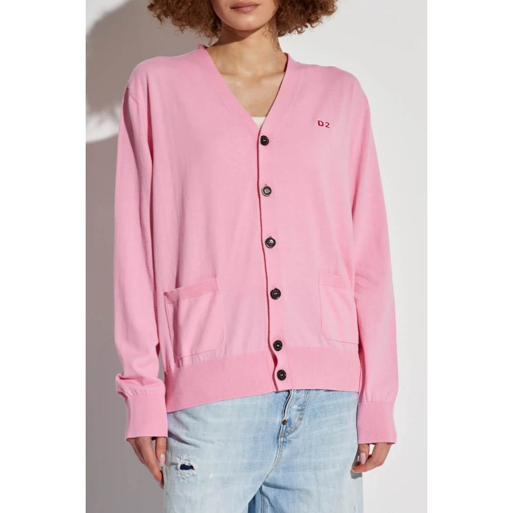 Dsquared2 Knoop-op Vest Pink Dames