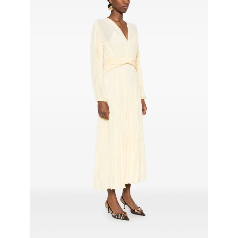 Twinset Elegante Crème Jurk voor Vrouwen Beige Dames