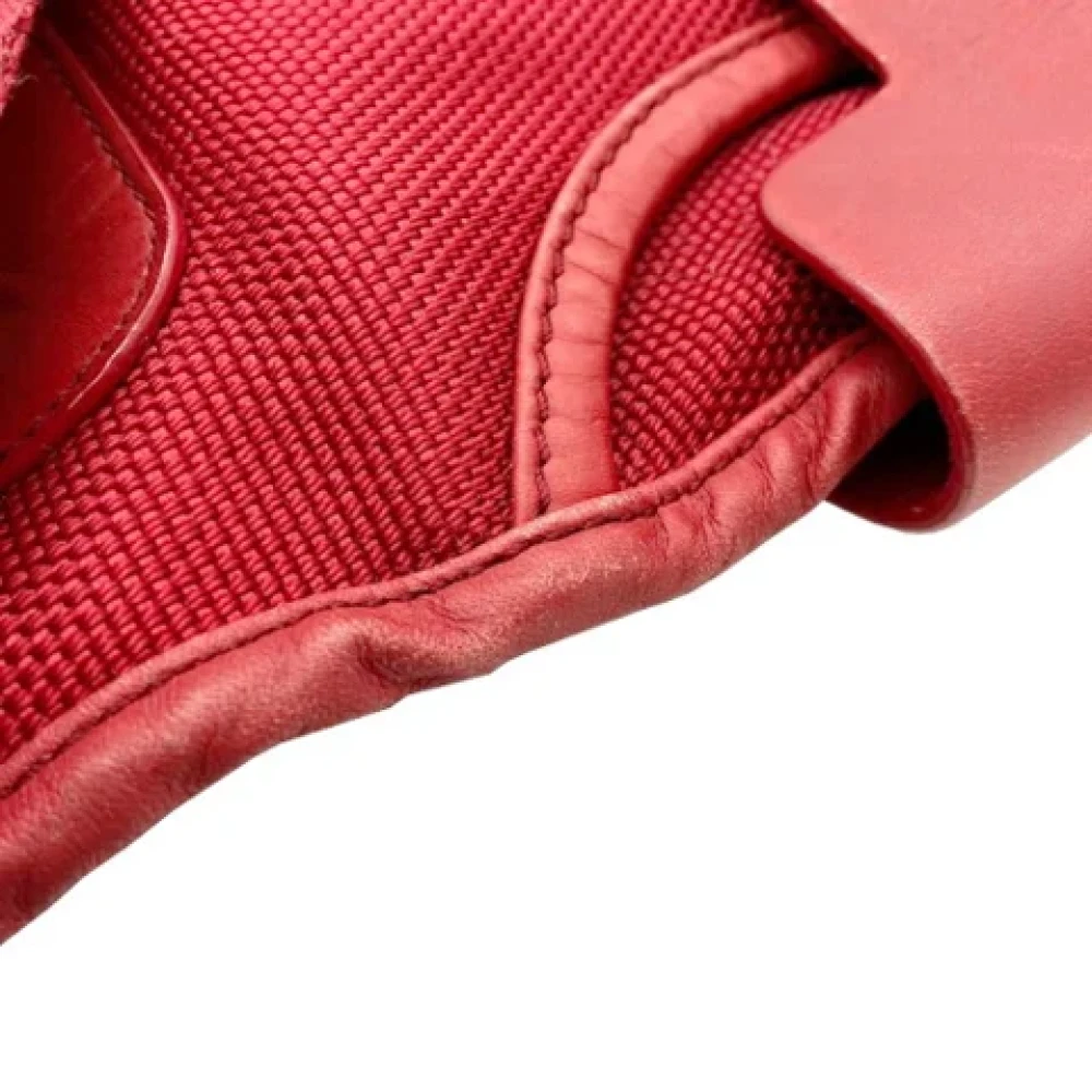 Bally Pre-owned Canvas shoulder-bags Red Dames