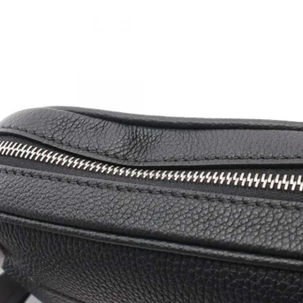 Fendi Vintage Pre-owned Leather shoulder-bags Black Dames