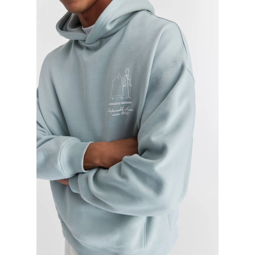 Axel Arigato Resort hoodie Blue Heren