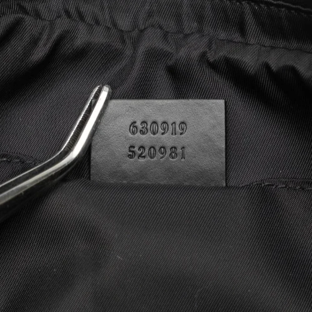 Gucci Vintage Pre-owned Canvas gucci-bags Black Dames