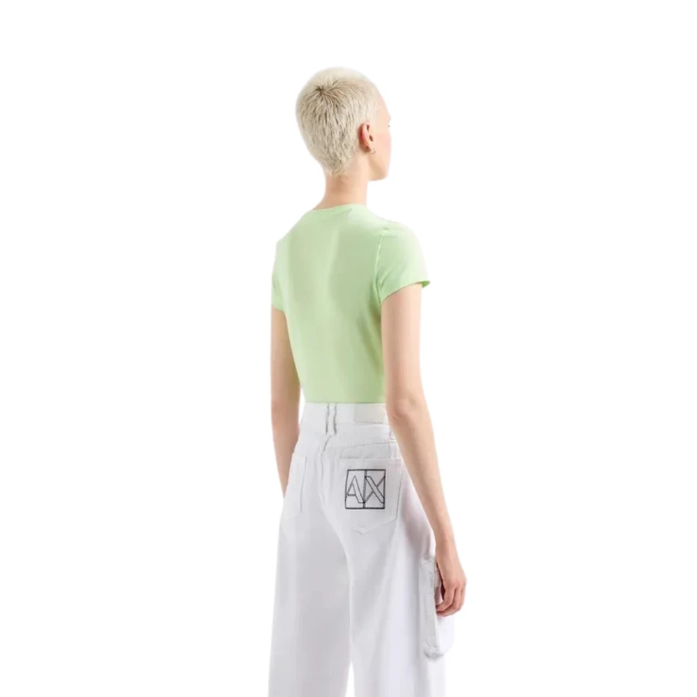 Armani Exchange Basis T-shirt Green Dames