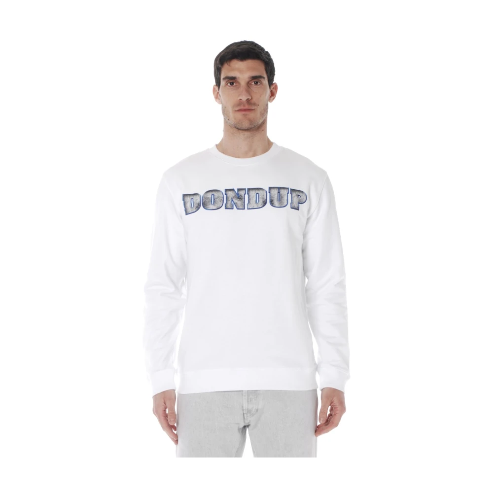 Dondup Uomo Bianco Felpe, Xl, New,