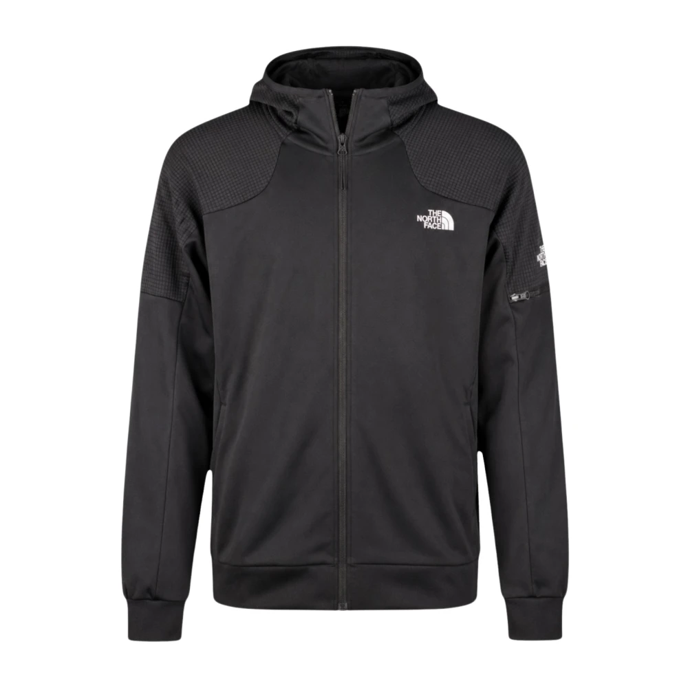 The North Face Noir Gemusterte Zip-Fleecejacke Mountain Athletics 2.0 - Image 2