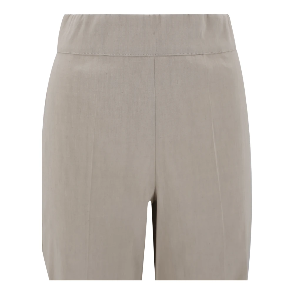 D.Exterior Elegante Broek Ware Beige Dames