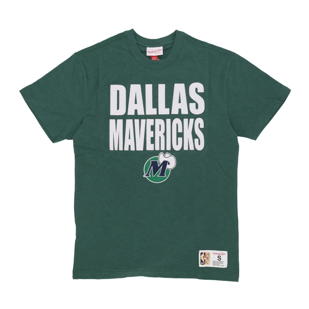 Mitchell & Ness Dallas Mavericks NBA Tee Green Heren