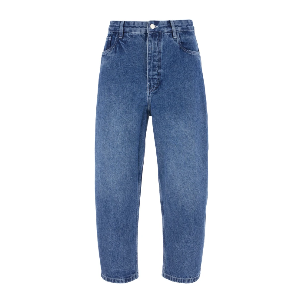 Studio Nicholson Klassieke Denim Jeans voor Dagelijks Gebruik Blue Heren