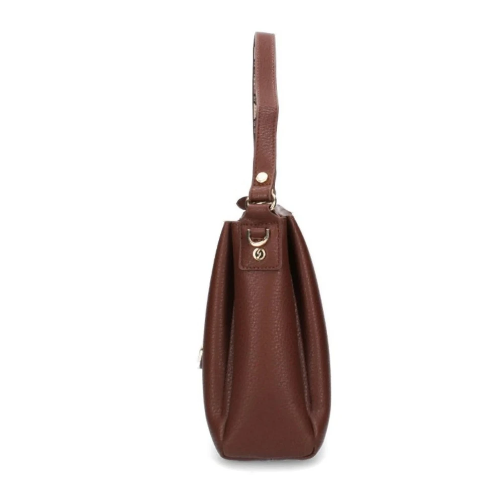 Gattinoni Zachte Medium Hobo Tas Brown Dames
