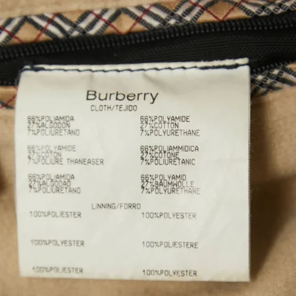 Burberry Vintage Pre-owned Nylon outerwear Blue Dames