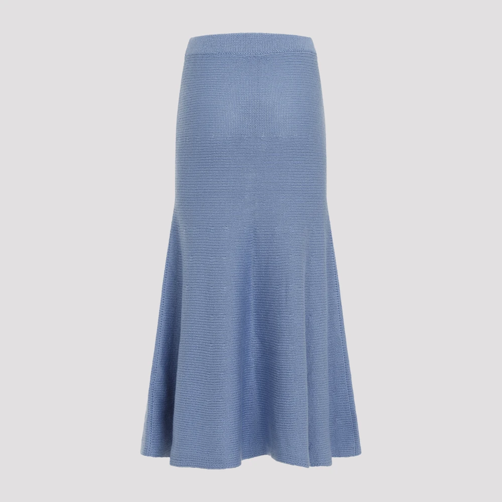 Gabriela Hearst Lichtblauwe Denim Manni Rok Blue Dames
