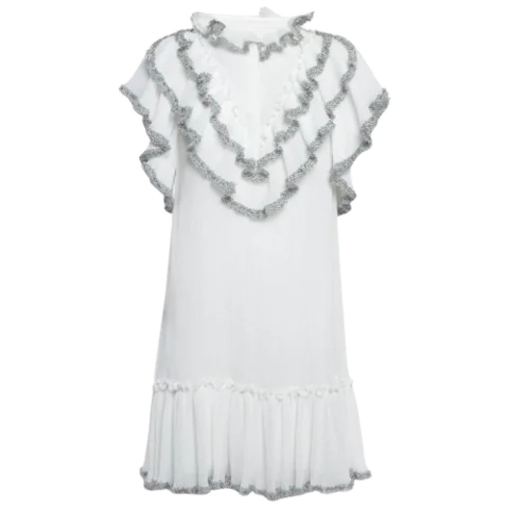 Chloé Pre-owned Fabric dresses White Dames