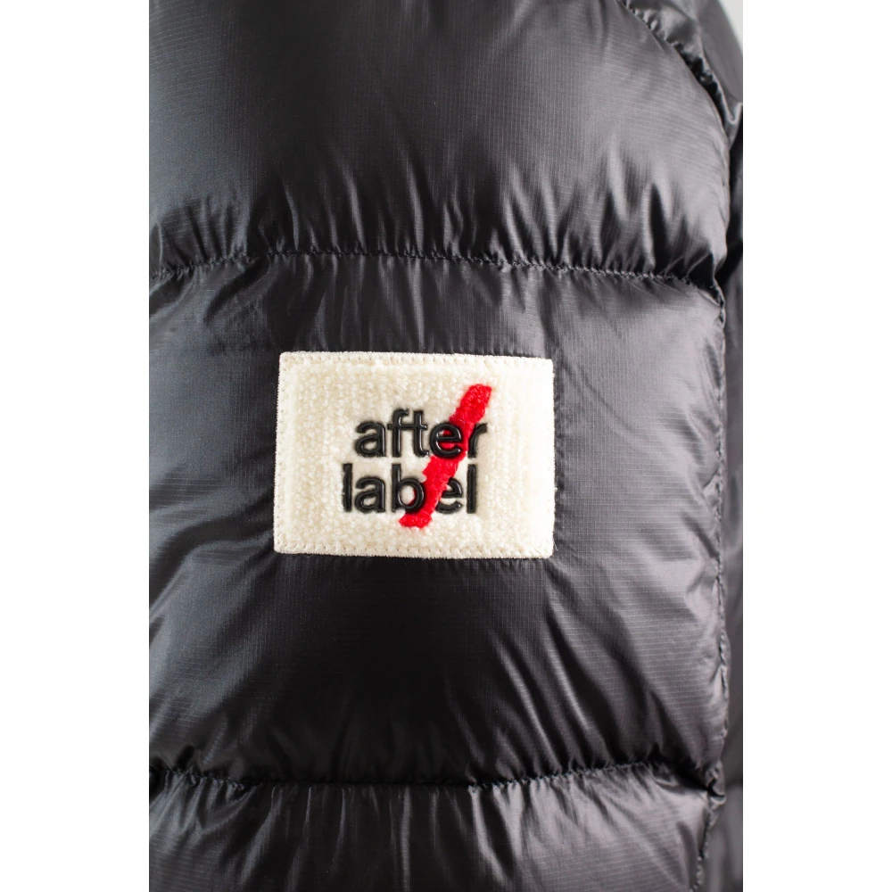 Afterlabel Glanzende donsjas in Chamonix Black Heren
