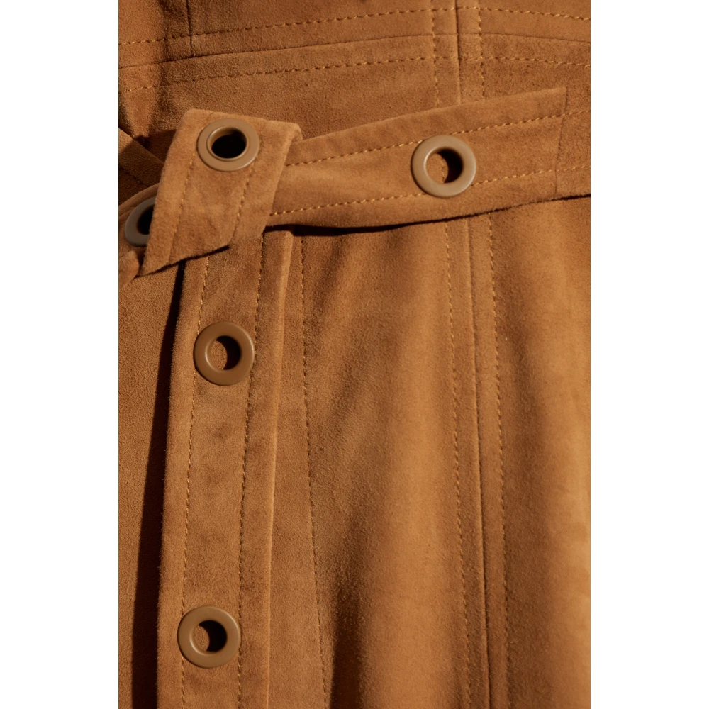 Munthe Suède jurk 'Filom' Brown Dames