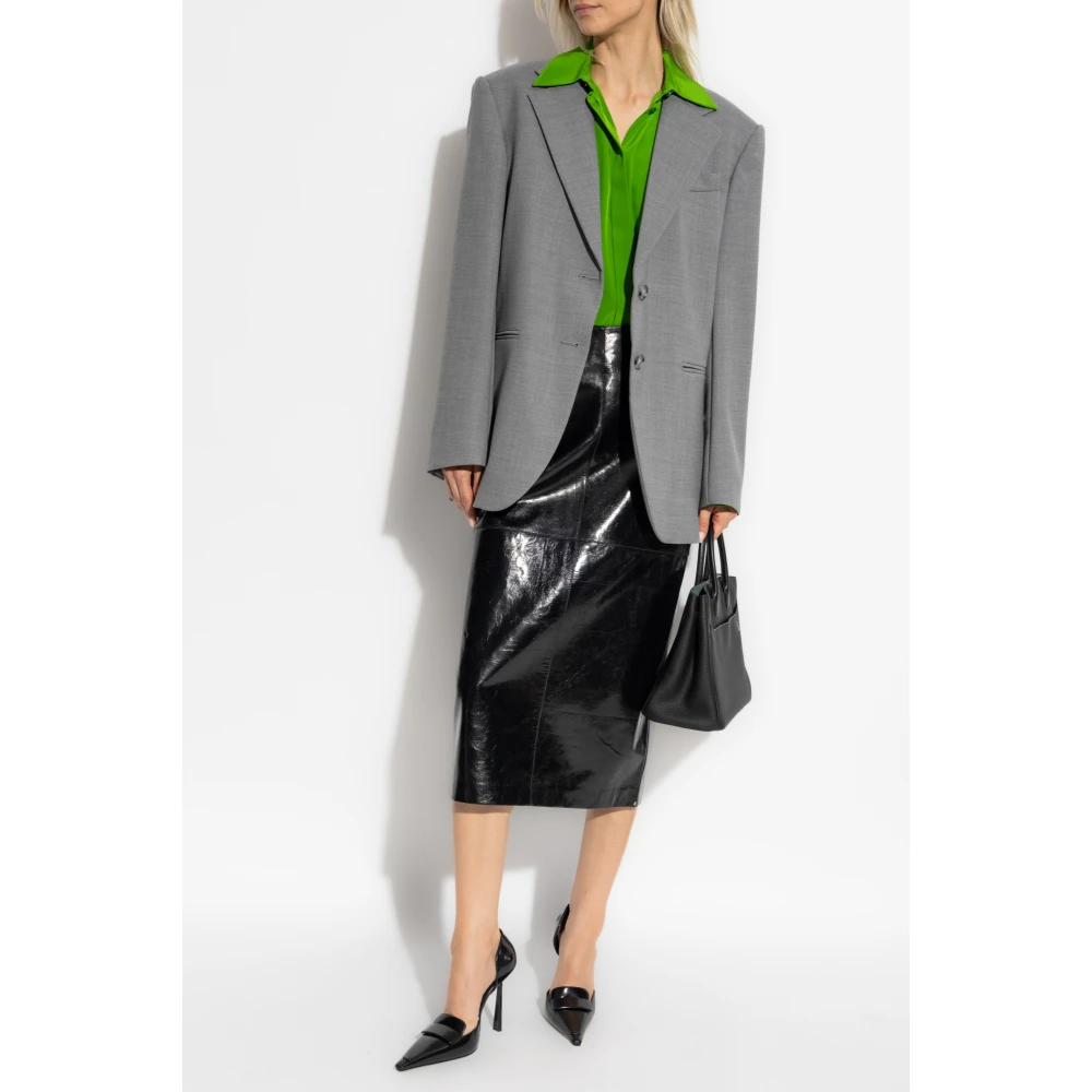 SPORTMAX Blazer Baffo Gray Dames