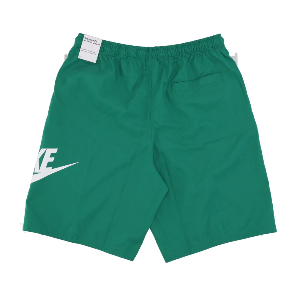 Nike Club Geweven Korte Broek Malachiet Wit Green Heren