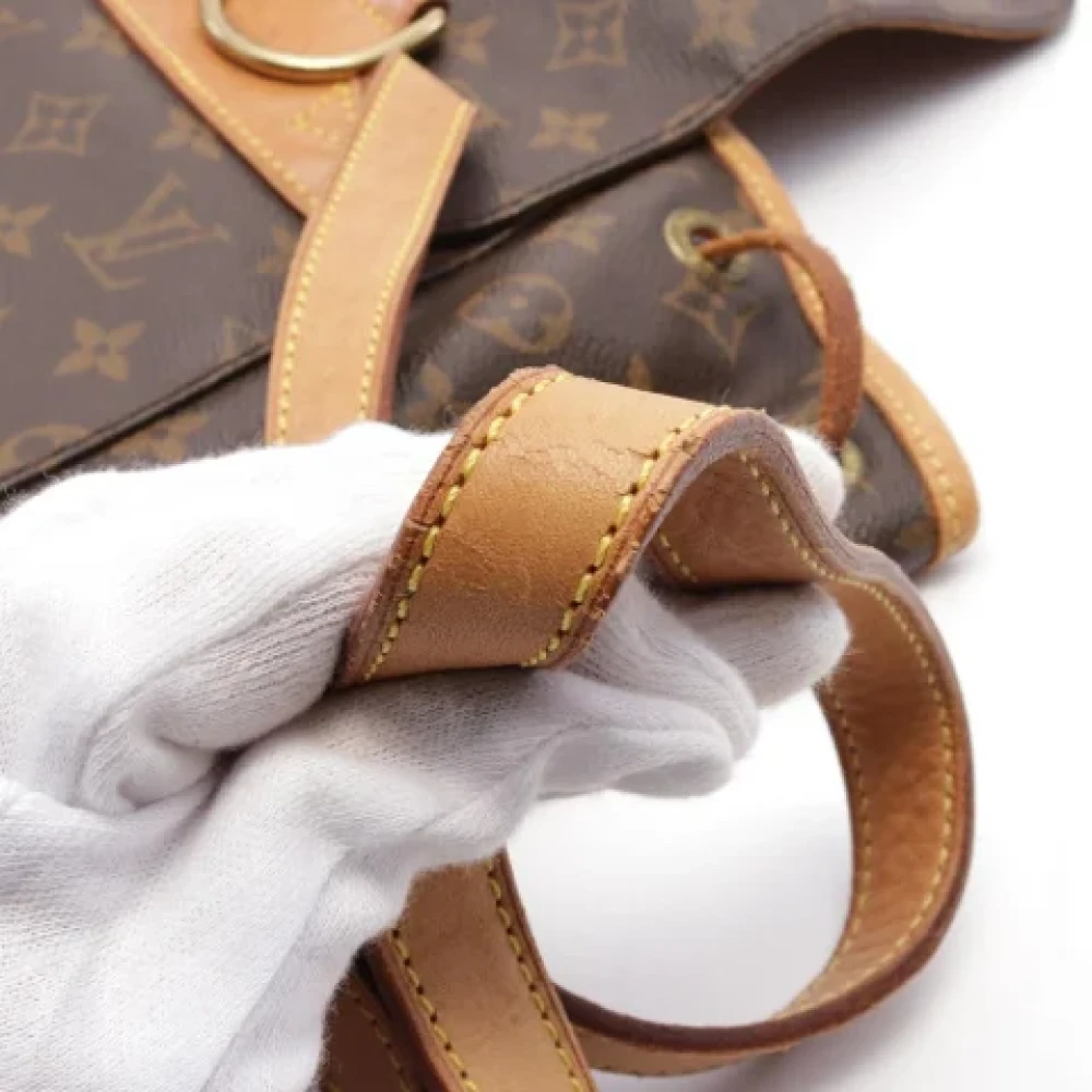 Louis Vuitton Vintage Pre-owned Canvas backpacks Brown Dames