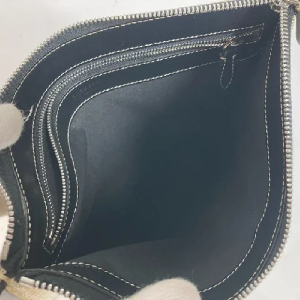 Burberry Vintage Pre-owned Canvas clutches White Dames