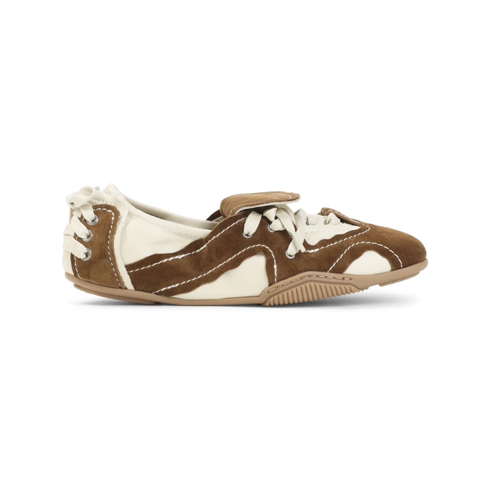 Acne Studios Ballerina Trainers - Female - Laced Shoes - Multicolor - 8 Uk - Shoes