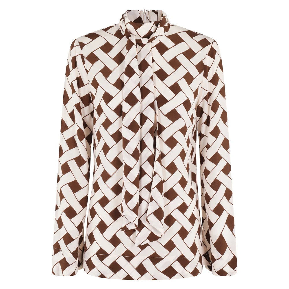 Rixo Libra Top in Trendy Stijl Brown Dames