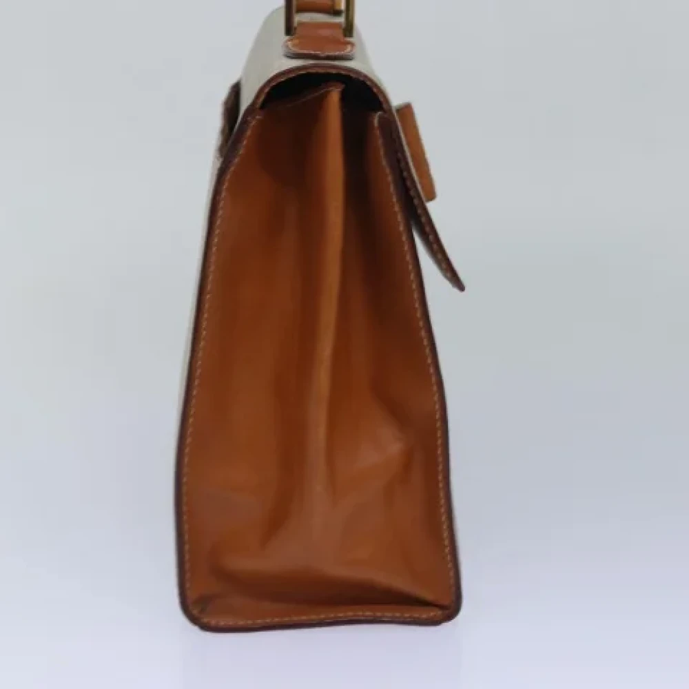 Celine Vintage Pre-owned Canvas celine-bags Beige Dames