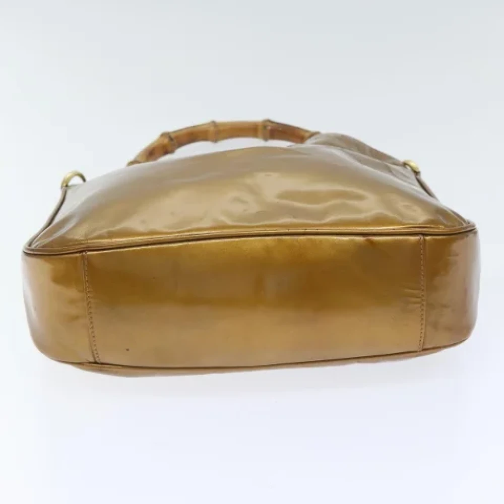 Gucci Vintage Pre-owned Canvas gucci-bags Yellow Dames