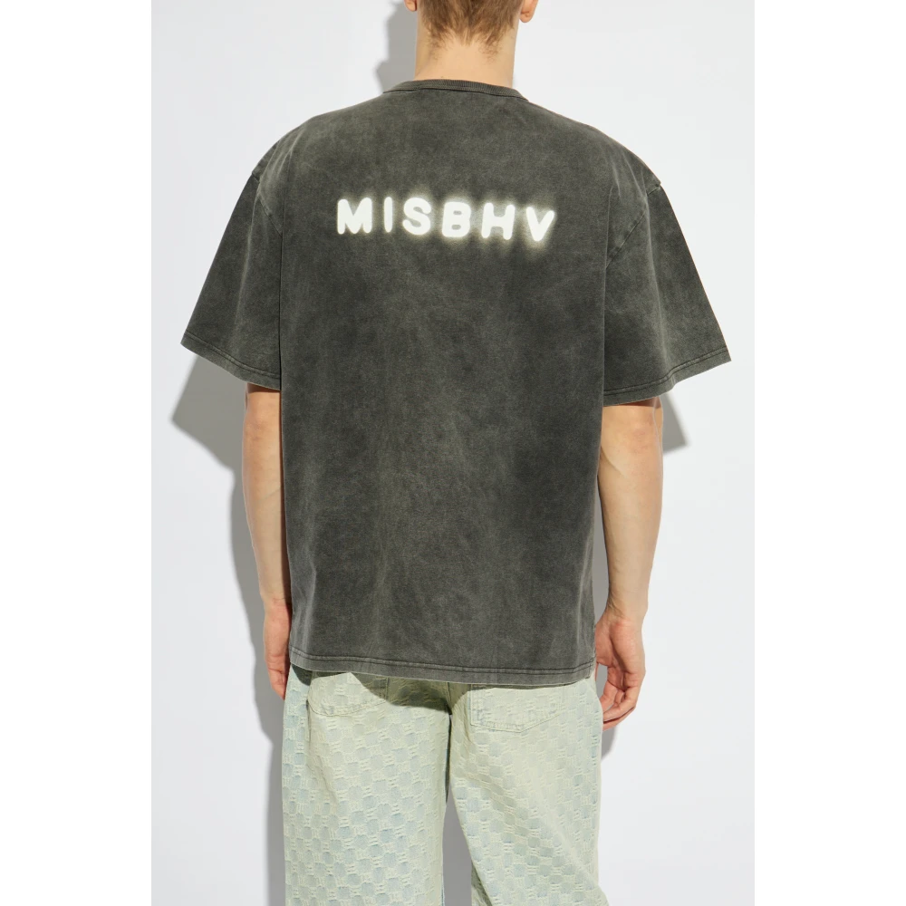 Misbhv T-shirt met logo Gray Heren
