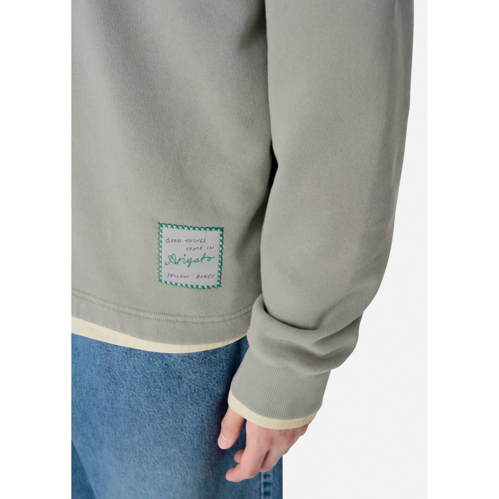Axel Arigato Alba Polo Sweater Green Heren