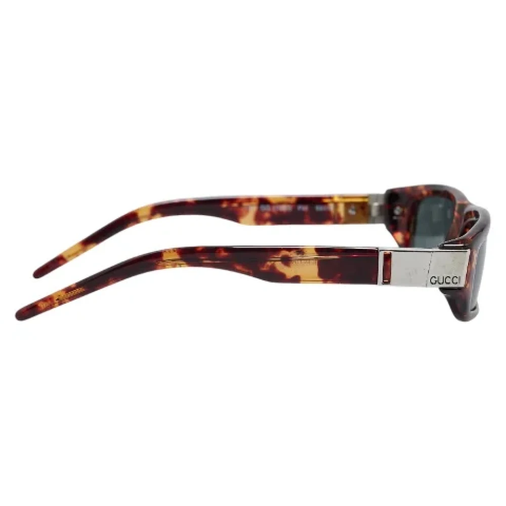 Gucci Vintage Pre-owned Plastic sunglasses Brown Dames