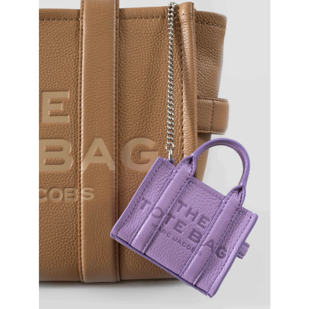 Marc Jacobs Nano Tote Bag Charm Purple Dames