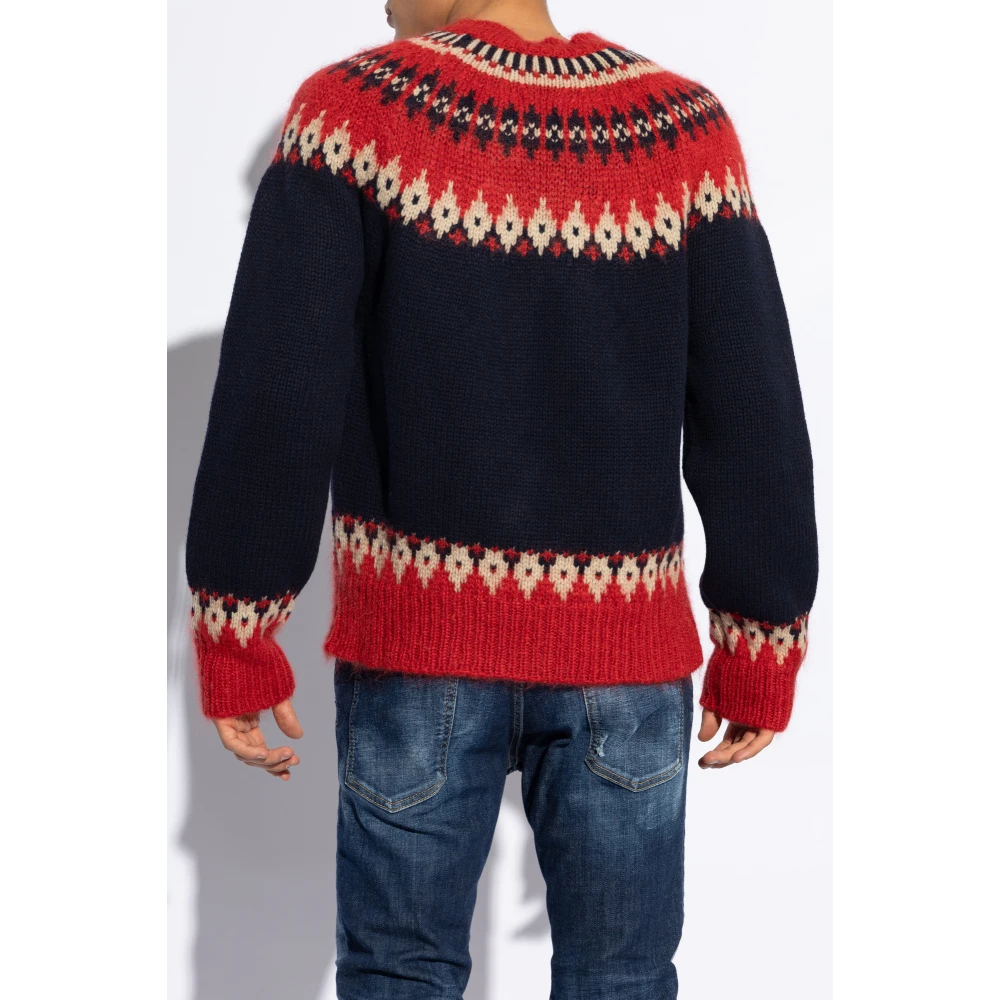 Dsquared2 Wollen trui Multicolor Heren