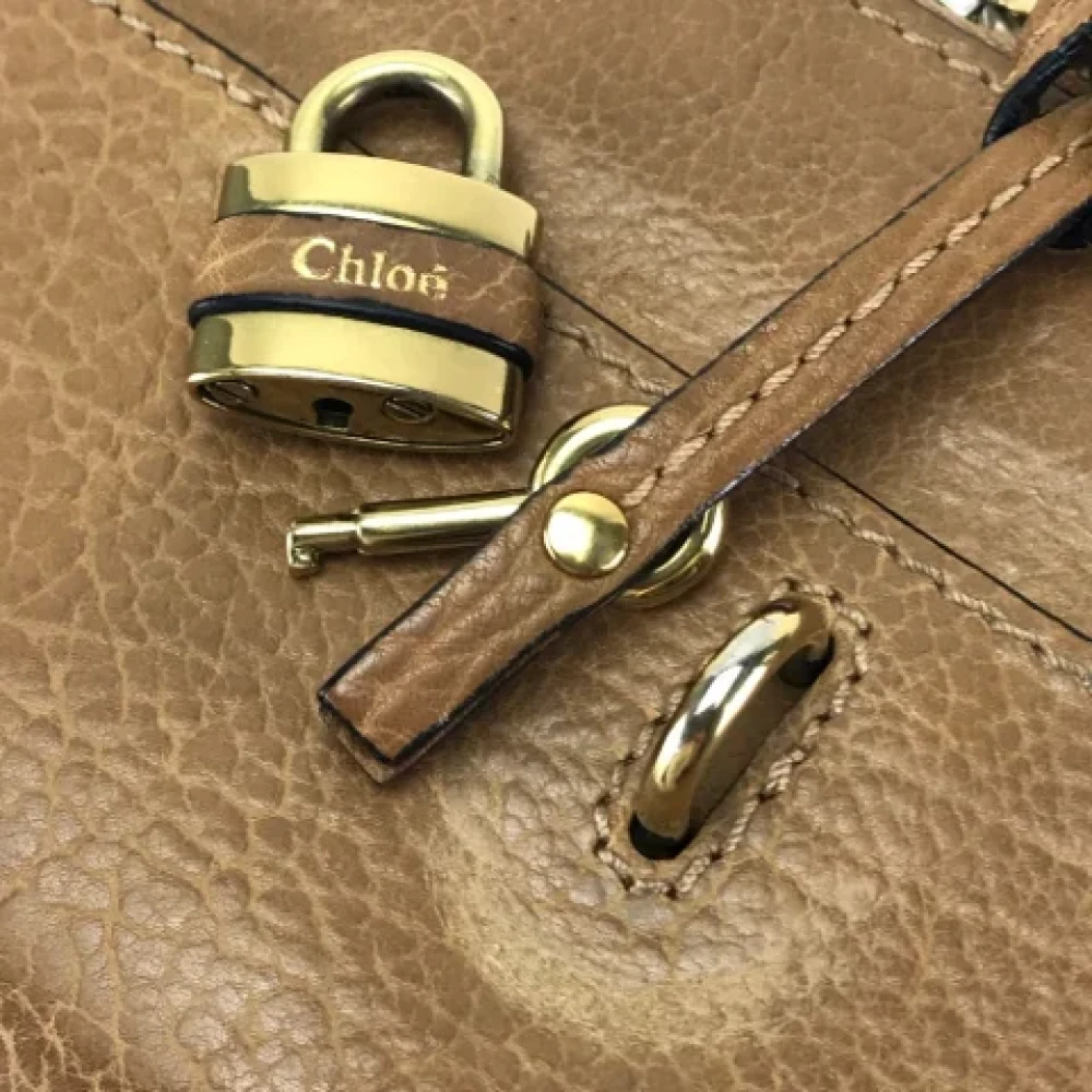 Chloé Pre-owned Leather wallets Brown Dames