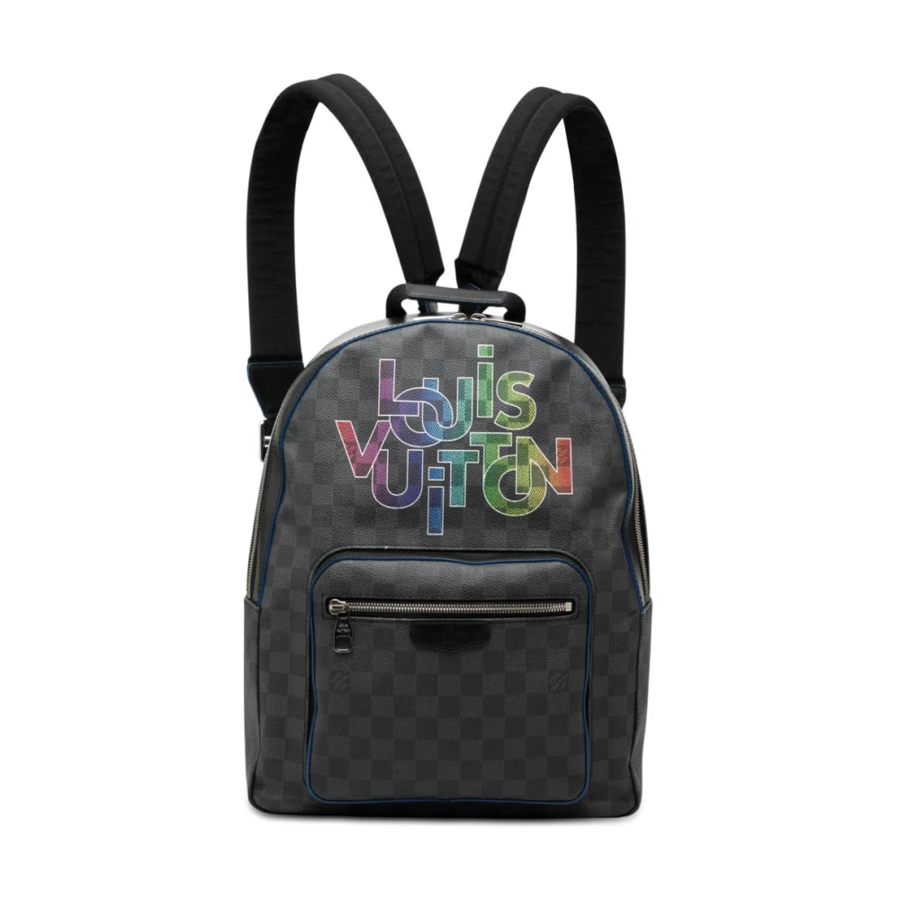 Louis Vuitton Vintage Women's Black Pre-Owned Graphic Backpack