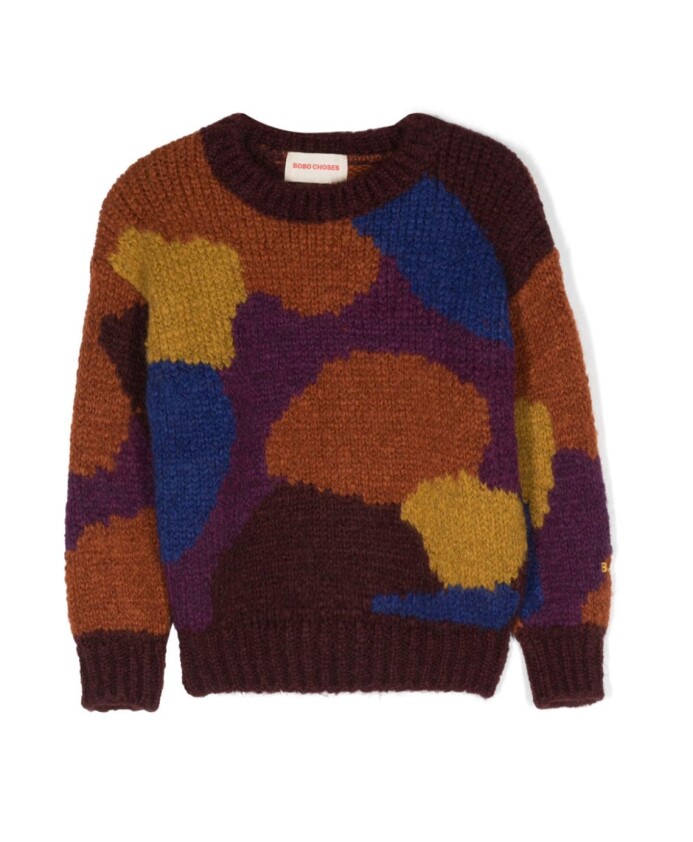 kleurrijke-intarsia-gebreide-trui