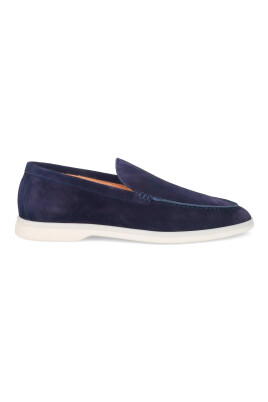 blue-suede-moccasin-shoe