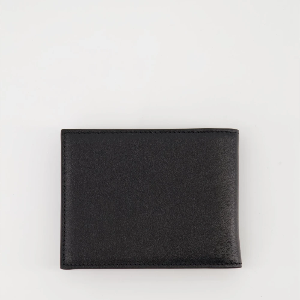 Valentino Garavani VLogo Portemonnee Zwart Leer Herfst-Winter 2024 Black Heren