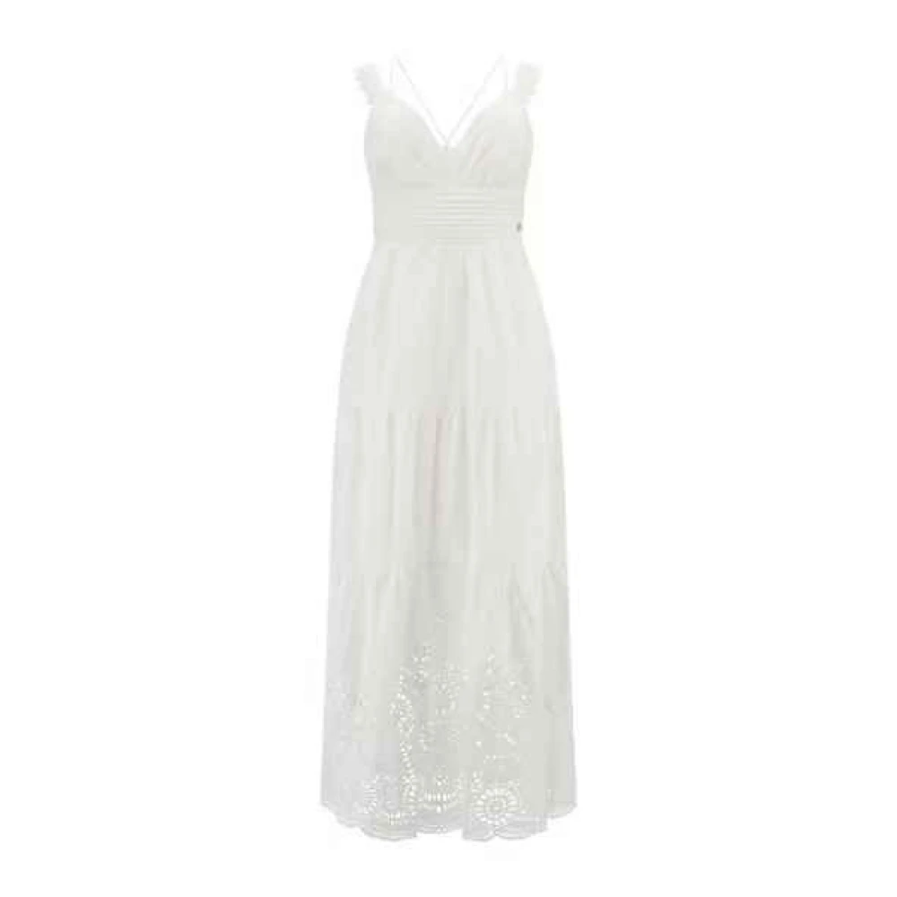 Guess Midi-jurk met broderie anglaise