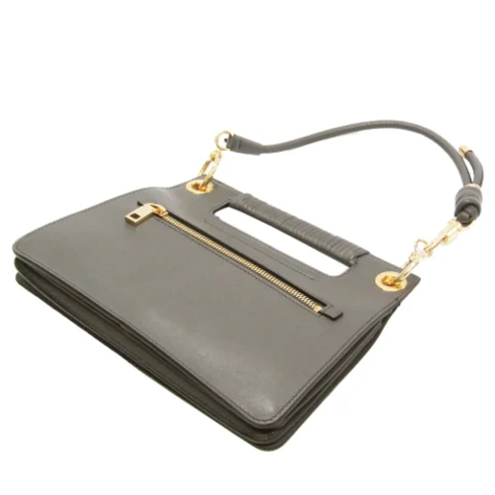 Givenchy Pre-owned Leather shoulder-bags Gray Dames