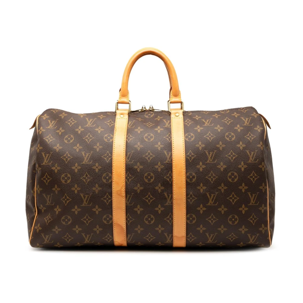Louis Vuitton Vintage Women's Brown Pre-Owned Travel Bag