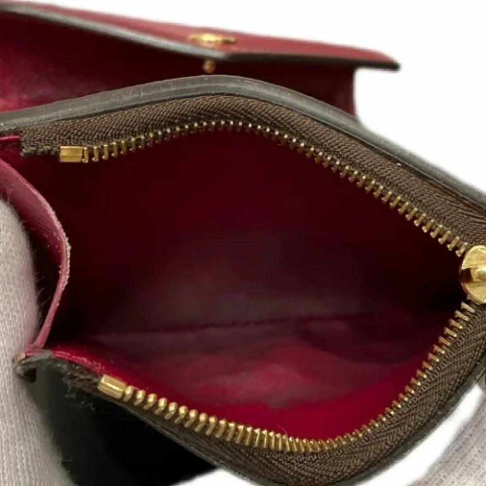 Louis Vuitton Vintage Pre-owned Leather wallets Brown Dames