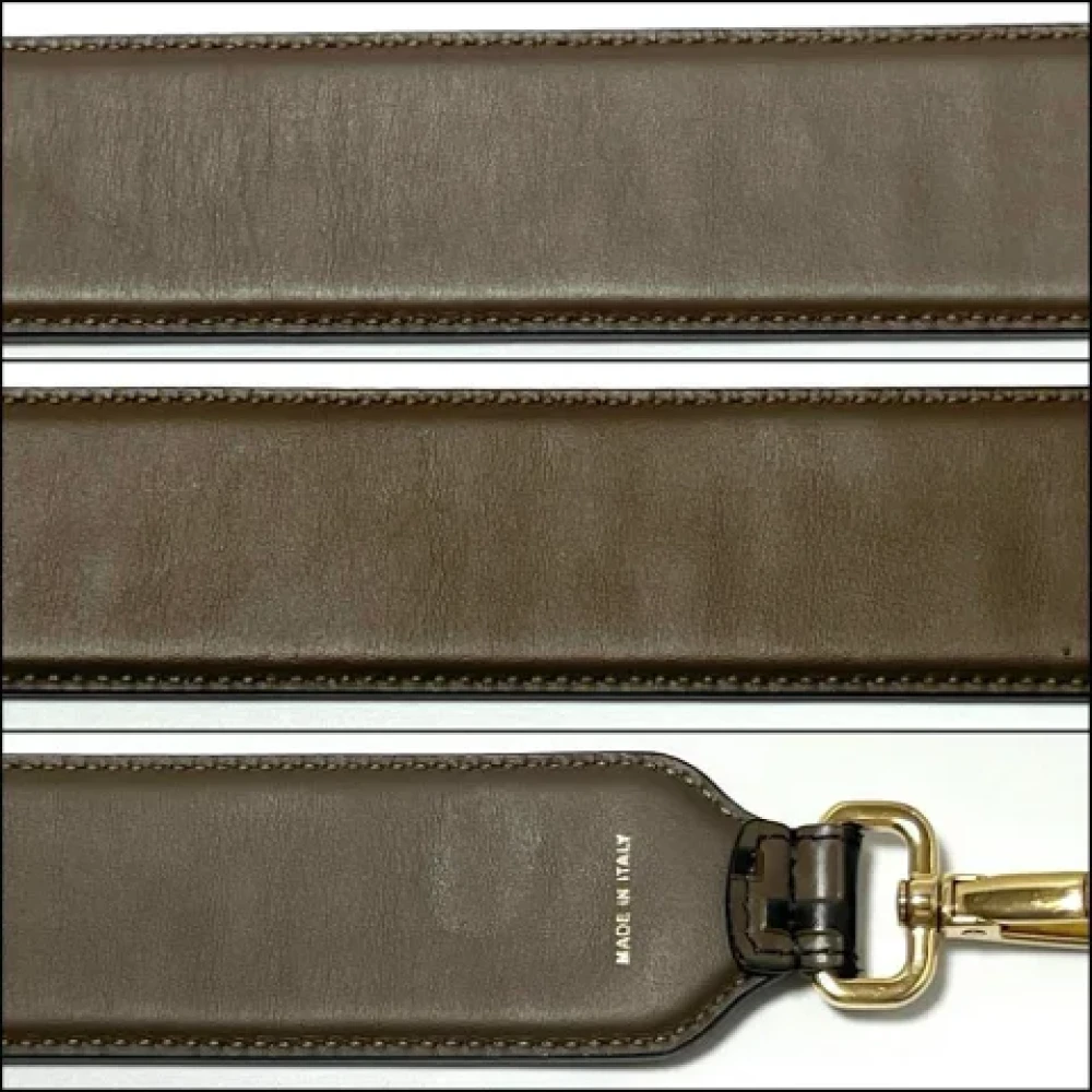 Fendi Vintage Pre-owned Leather home-office Brown Dames