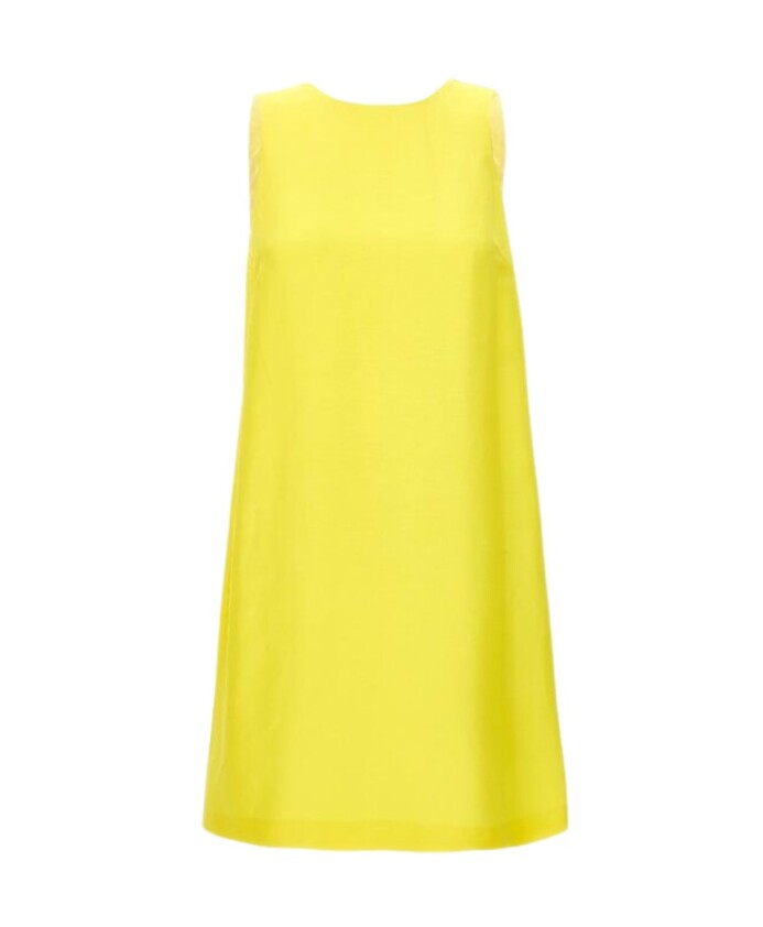 robe-jaune-a-chaine