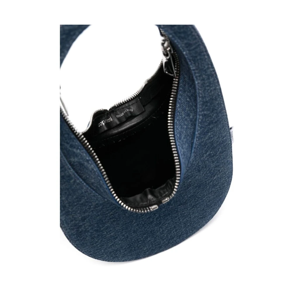 Coperni Blauwe Denim Mini Tas met Top Handvat Blue Dames