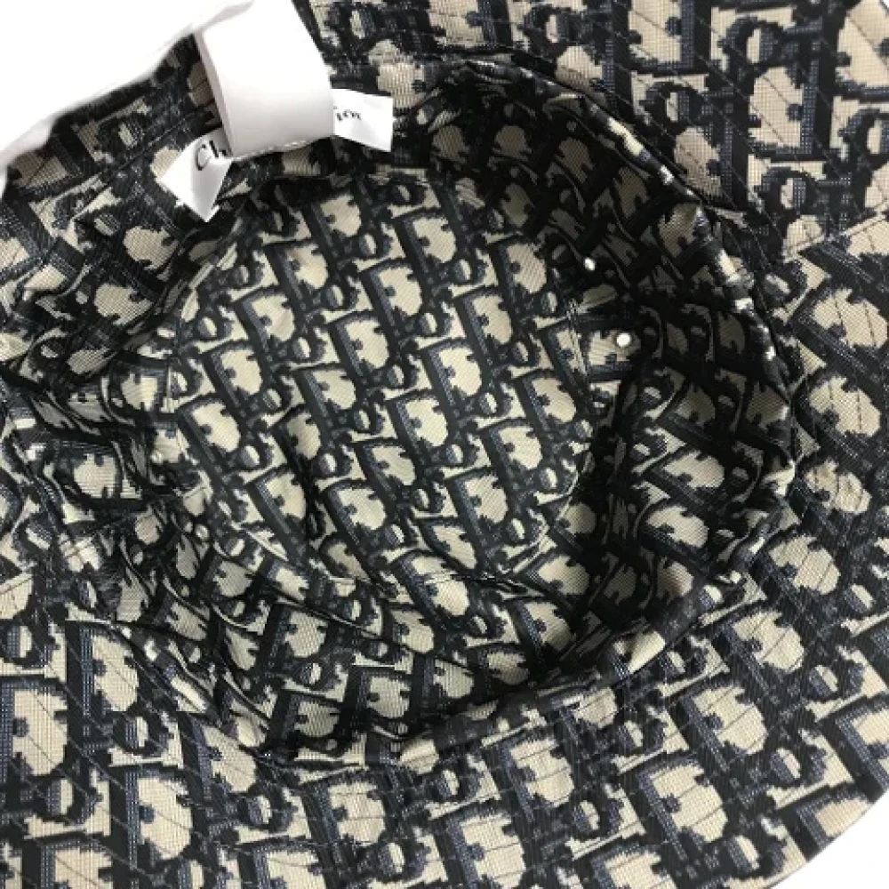 Dior Vintage Pre-owned Fabric hats Blue Dames