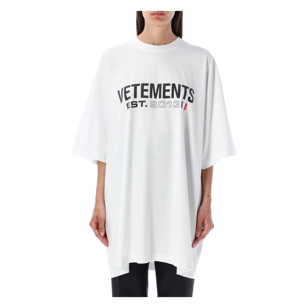 Vetements T-shirts White Heren