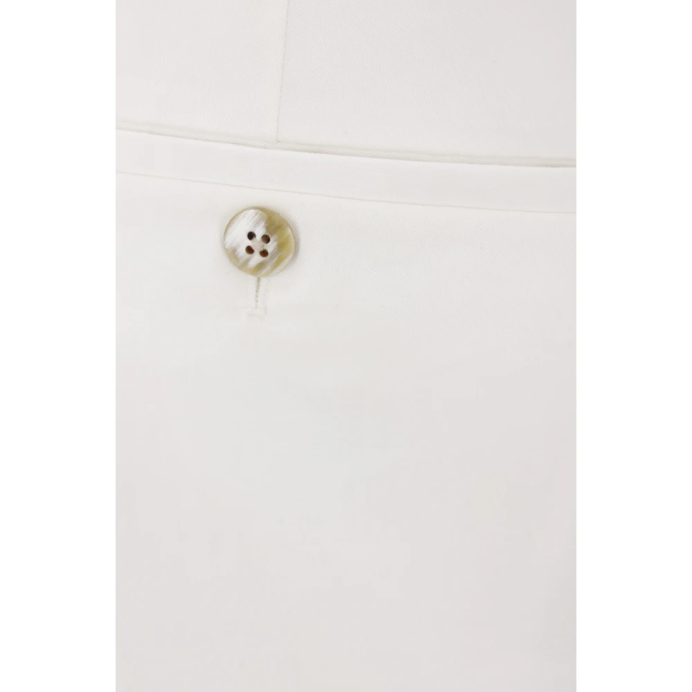 Caruso Beige Regular-Fit Broek Beige Heren
