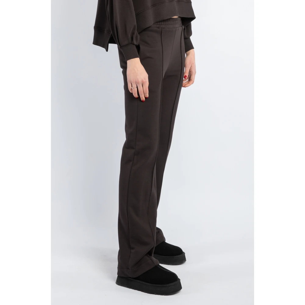 Dondup Straight Trousers Black Dames