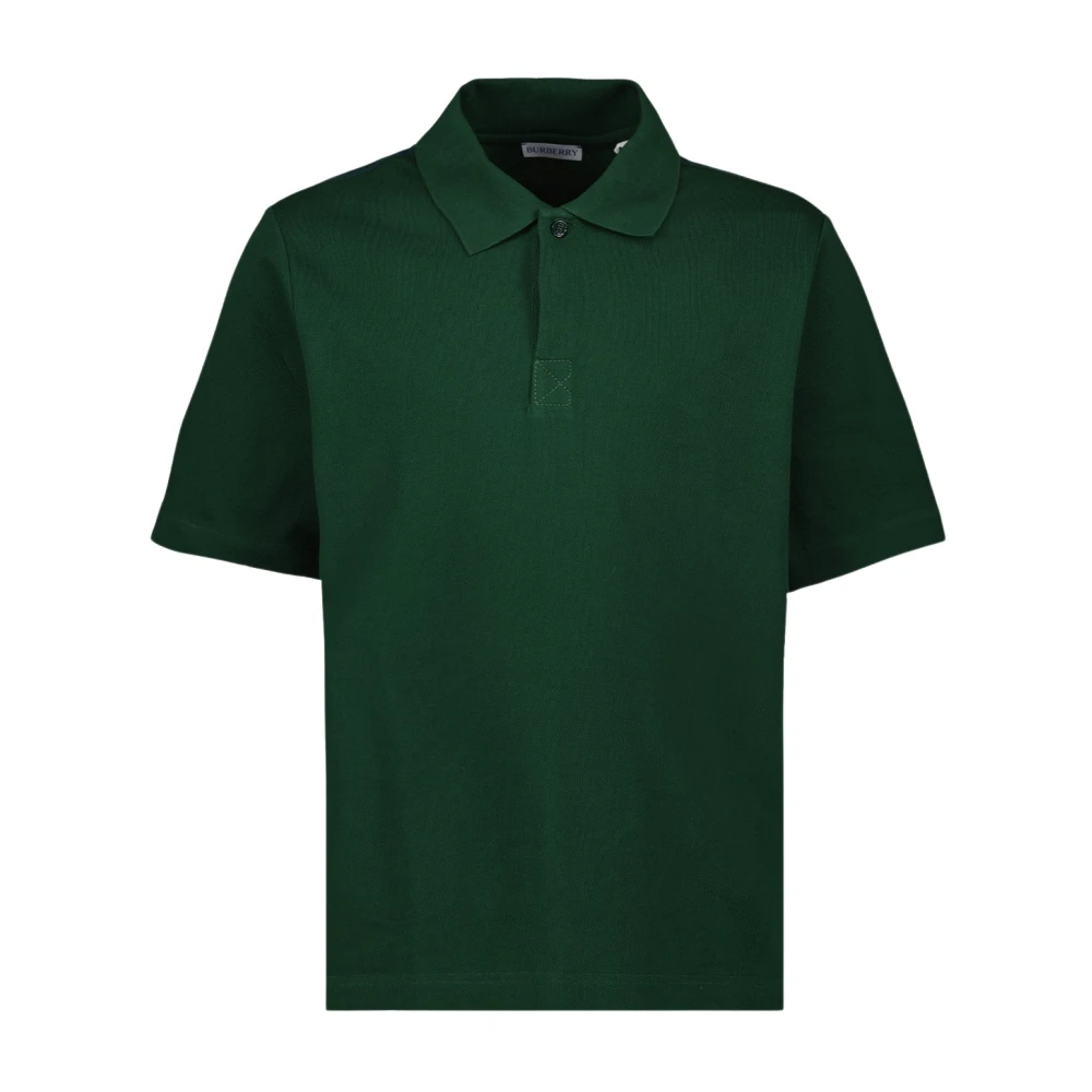 Burberry Polo shirt met logo Green Heren