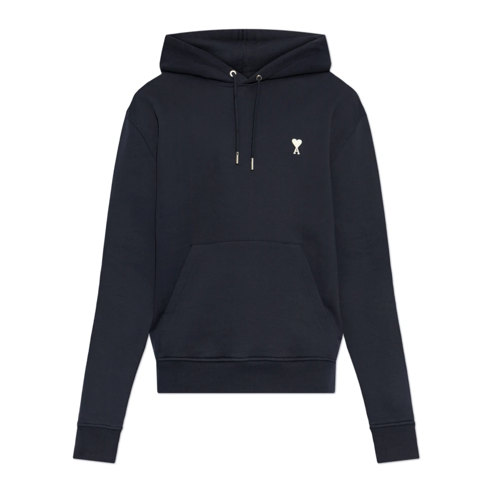 Ami Paris Hoodie Blue, Herr