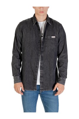 black-cotton-button-up-shirt